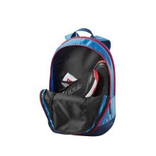 Wilson Tennis-Rucksack Junior/Kinder (Hauptfach+Schlägerfach) 2023 blau